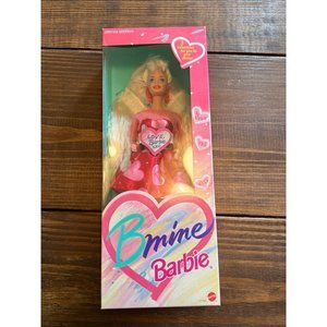 1993 Mattel Bmine Valentine Barbie Doll 11182 NRFB
